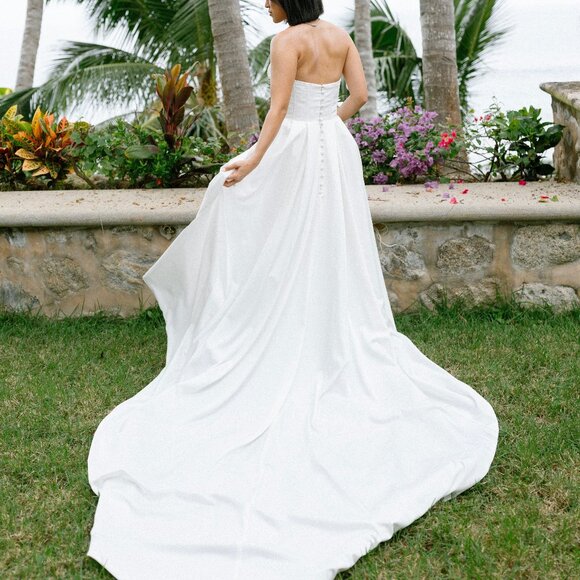 Jane Hill Huntleigh Wedding Dress - Ivory - Size US 2 - Picture 3 of 7